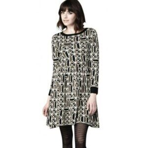 Dear Creatures Jennifer Geometric Sweater Dress